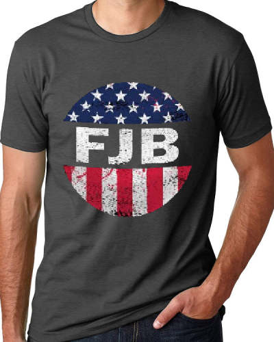 Men's F.J.B Print Casual Short Sleeve Printed T-Shirt