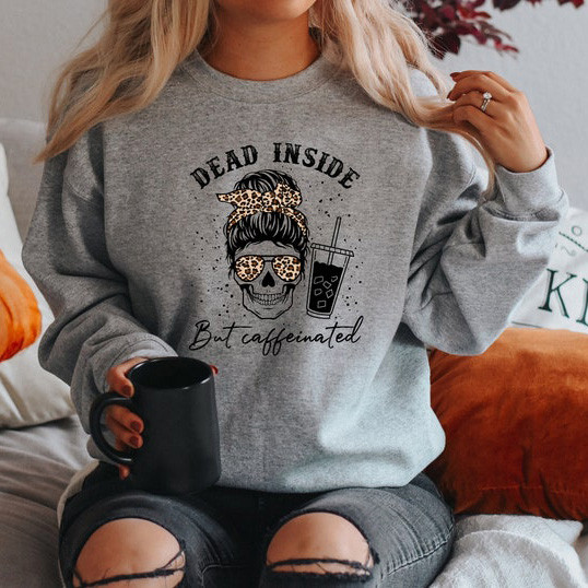 Coffee Skeleton Sweatshirt