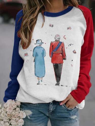 Women's God Love The Queen And God Save The King Sweatshirt