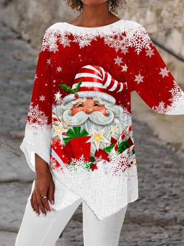 Women's Santa Casual Top