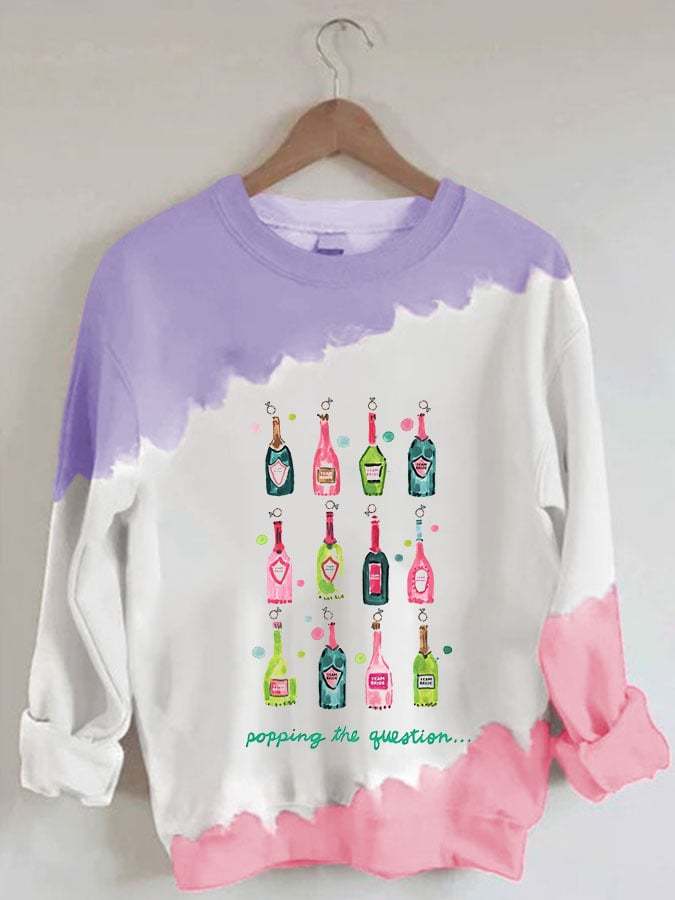 Women'S Valentine'S Day Print Long Sleeve Sweatshirt