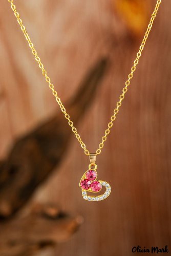 love heart pendant necklace