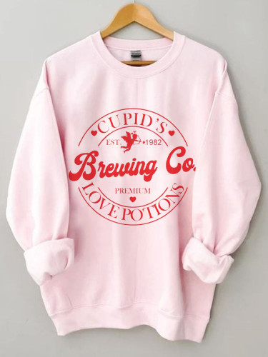 Women's Cupid's Brewing Co Loose Crewneck Sweatshirt