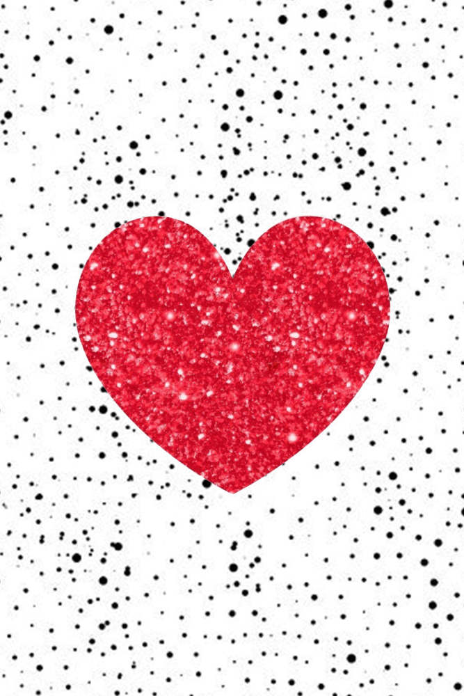 Valentine's Day Love Heart Off-shoulder Blouse