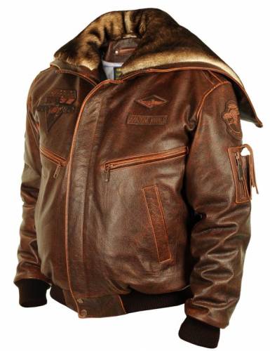 🎄Christmas Sale🎄 - HARRIER TOP GUN CAP AVIATOR LEATHER JACKET[FREE SHIPPING TODAY]