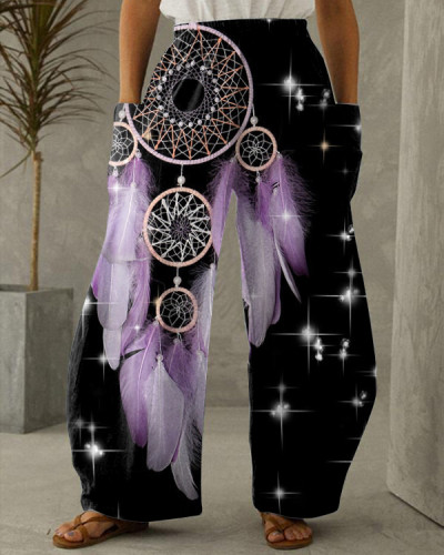 Lavender Feather Dreamcatcher Pants