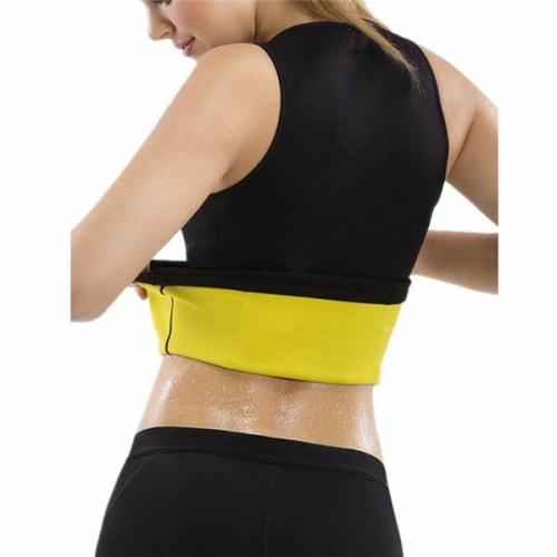 Women Waist Trainer Vest Tops Double Zips