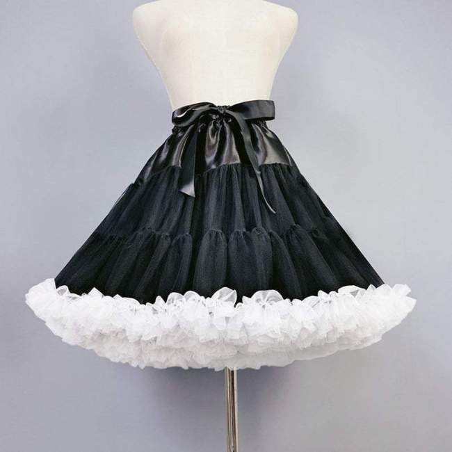 Women Tulle Petticoat Lolita Petticoat Cosplay Party Dress