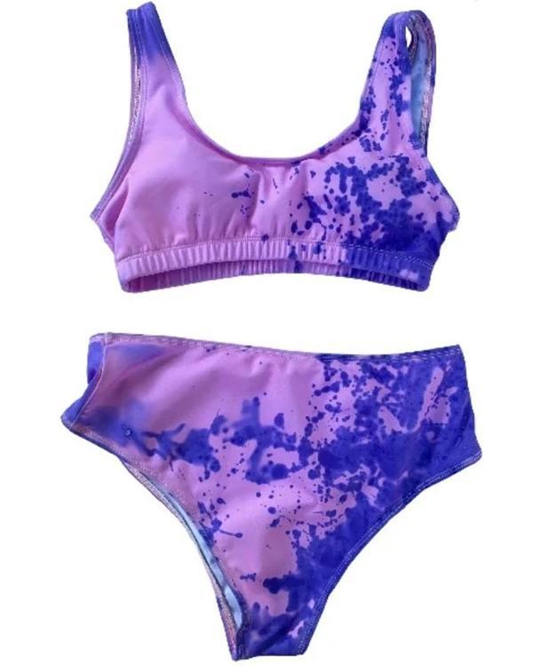 Color-Changing Bikini High Waist Swimsuit