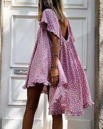 Women's Summer Loose Print Dress