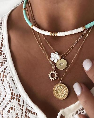 Flower Layer Necklace