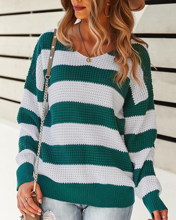 Autumn Fashion Striped Comfortable Sweater
