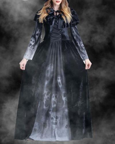Halloween Witch Retro Palace Dress