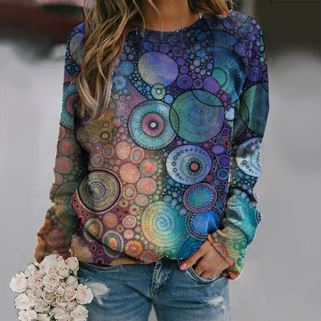 Abstract Art Painting Women Sweatshirt