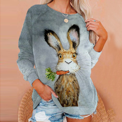Easter cute bunny casual sweater