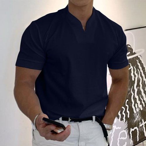🔥Father's Day Sale - 50% OFF🔥2022 Men Gentlemans business Short Sleeve Fitness T-Shirt