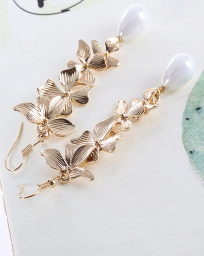 Floral Pearl Earrings