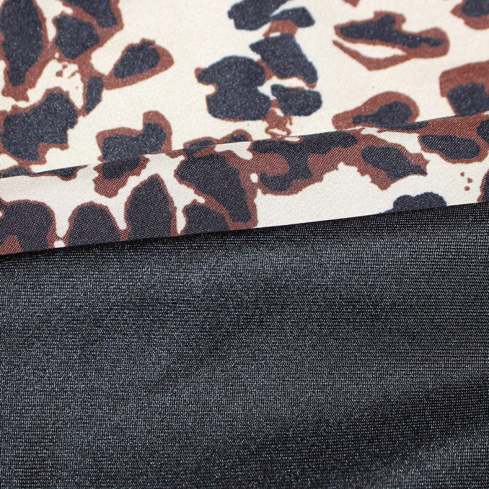 Leopard Panel Long Sleeve Cardigan Casual Cardigan