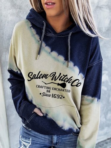 Women's Salem WitchCo Crafting Enchanted Since 1692 Print Hoodie
