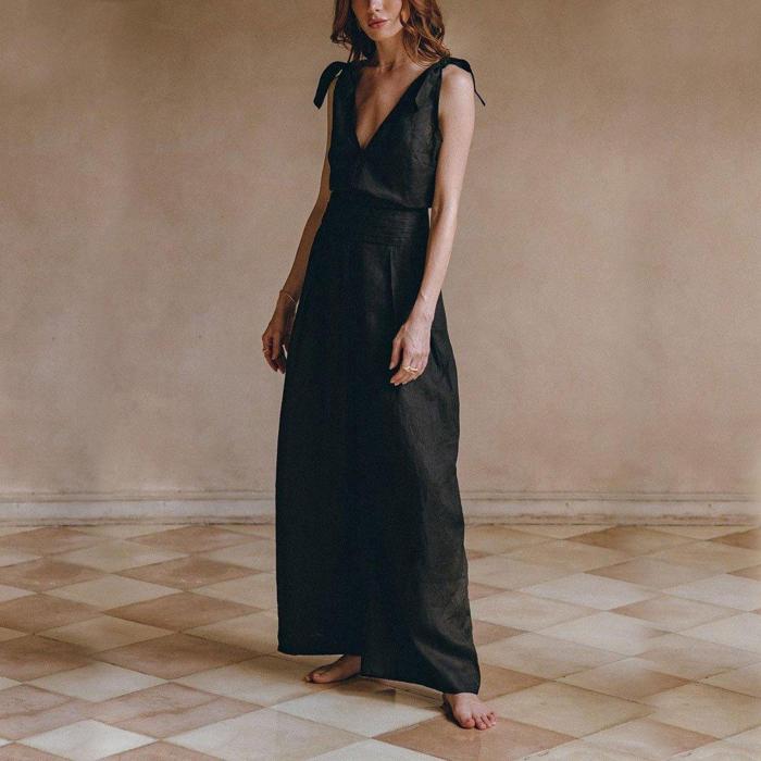 Minimalist Cotton & Linen Two Piece Set