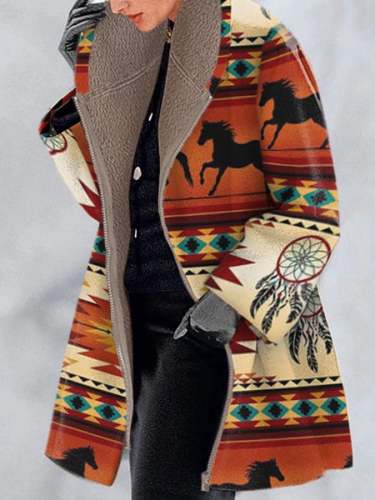 Retro Casual Loose Coat