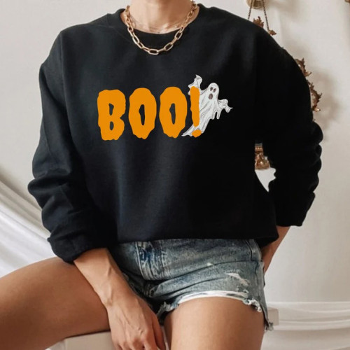 Funny Boo Halloween Sweatshirt