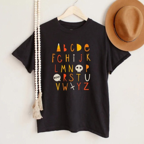 Halloween Teacher Alphabet shirt