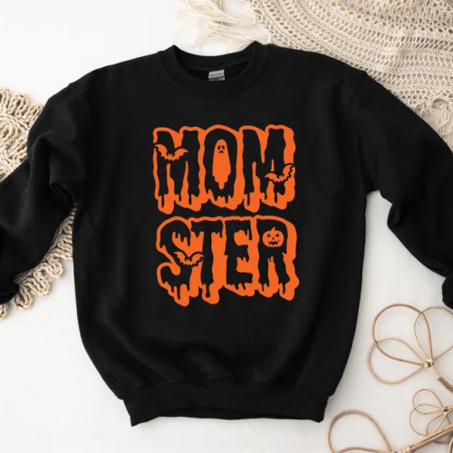 Halloween Funny Momster Sweatshirt