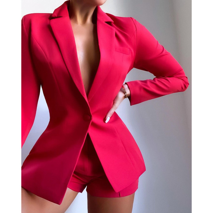 Casual Dress Suit A Loose One-button Two-piece Suit