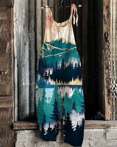 Forest Printed Jumpsuit