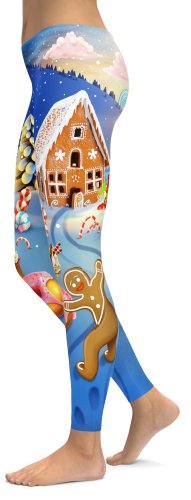 Gingerbread House Leggings