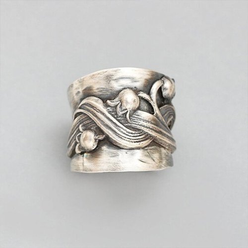 Sterling Silver Lily Flower Ring