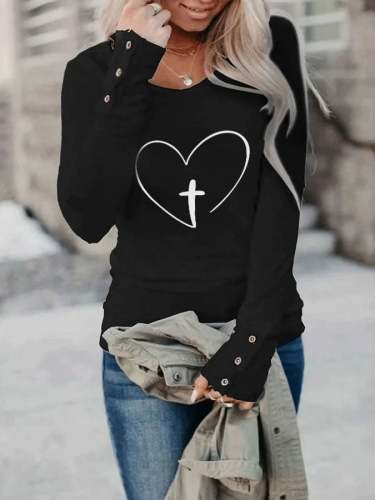 Women's Jesus Pint Casual Loose T-Shirt