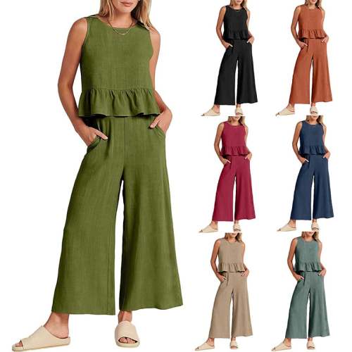 🔥2023 New Sale💖WOMEN'S SUMMER 2 PIECES OUTFITS - LOUNGE SET WITH POCKETS