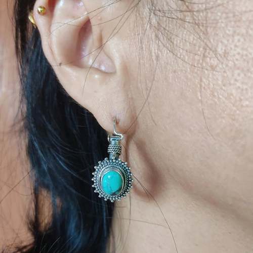🔥 Last Day Promotion 75% OFF🎁Oval turquoise earrings