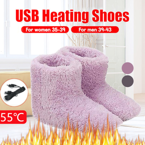 USB Heated Slippers - Mens and Womens Heated Slippers