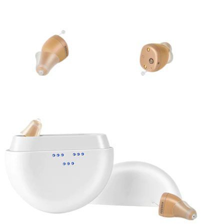 Digital Mini CIC Rechargeable Hearing Aids For Sale, K419R One Pair