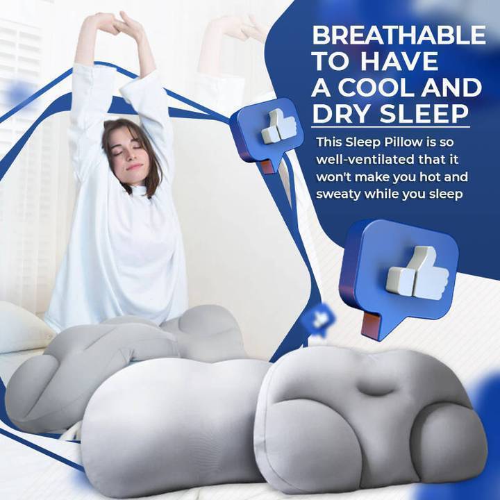 3d cloud pillow
