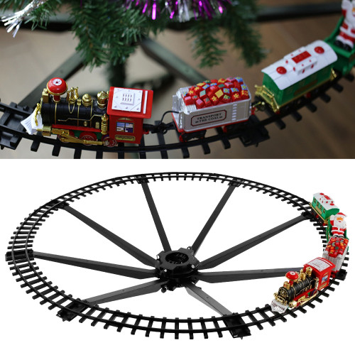 Kids Electric Christmas Toy Train Set, Around the Tree
