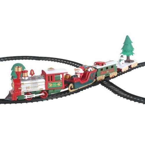 Kids Electric Christmas Toy Train Set, Around the Tree