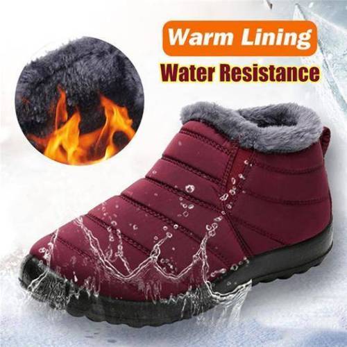 Women Low Cut Waterproof Winter Soft Snow Boot