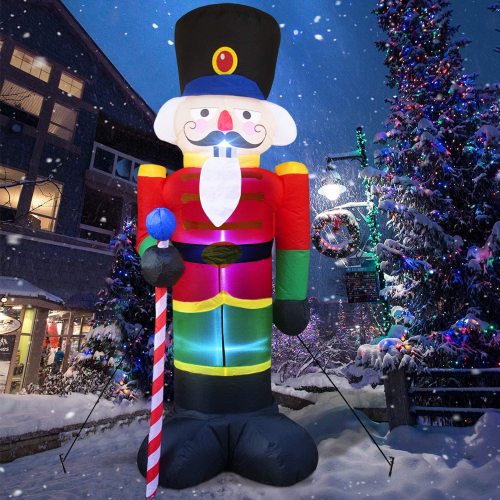 8 Foot Christmas Inflatable Nutcracker Soldier Outdoor Decorations