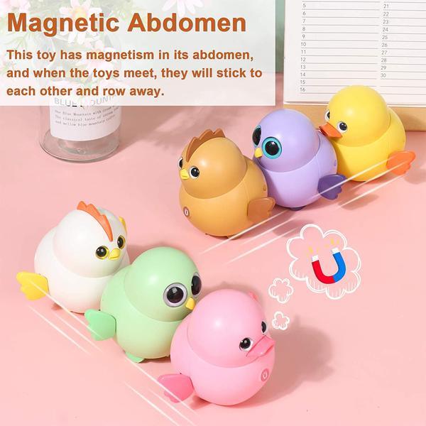 6 PCS Swinging Chicken Squad Toys (3.1 inches)