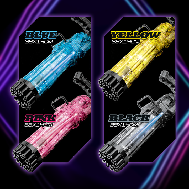 US$ 23.99 - Phantom Light Gatling Bubble Machine - www.brookkein.com