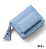 Alkenred Women Short Tassel Women Wallets Multifunction Female Mini Card Holder Purses Ladies Zipper Coin Purse Women Casual Wallet