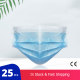 Bukinler 25 pcs/Bag FDA CE Certification Disposable Medical Mask Thickened 3 Layer Non-woven Protective Surgical Mask Fast Delivery