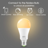Fatoson 15W B22 E27 WiFi Smart Light Bulb LED Lamp App Operate Alexa Google Assistant Control Wake up Smart Lamp Night Light
