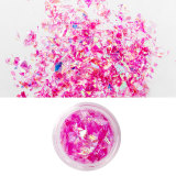Sackvis 1 Box Gold Silver Irregular Aluminum Foil Paper Nail Decorative Nail Art Sticker 3D Glitter DIY Manicure UV Gel Polish