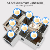 Fatoson 15W B22 E27 WiFi Smart Light Bulb LED Lamp App Operate Alexa Google Assistant Control Wake up Smart Lamp Night Light