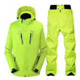 Yasumi Pure Color Men Snow Suit Winter Outdoor Sports Wear Snowboard Clothes Waterproof Windproof Costume Ski Jacket and Snow Pant Male